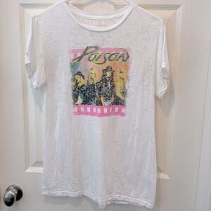 Recycled Karma White Graphic Tee